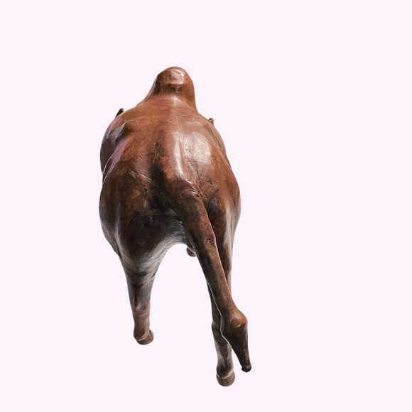 VTG Leather Wrapped Bull Sculpture Rustic , Handmade Figurine
15”L x 5"w x 9.5"H - Picture 4 of 12